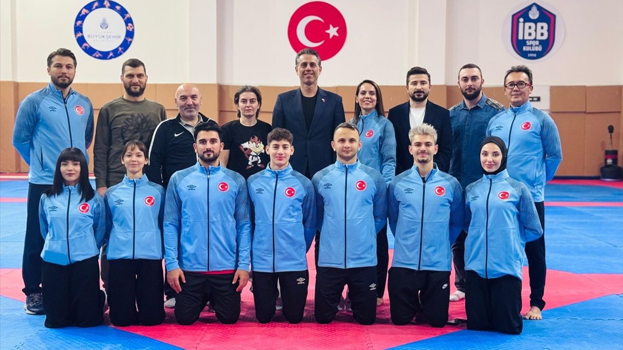 Tekvando Federasyonu Başkanı Tanrıkulu'dan Poomsae Takımına Destek Ziyareti