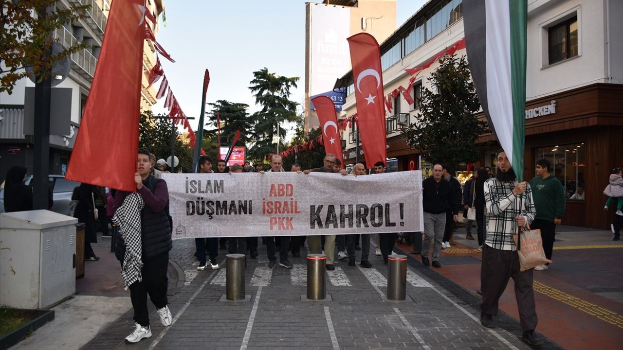 Trabzon'da Filistin'e Destek Yürüyüşü