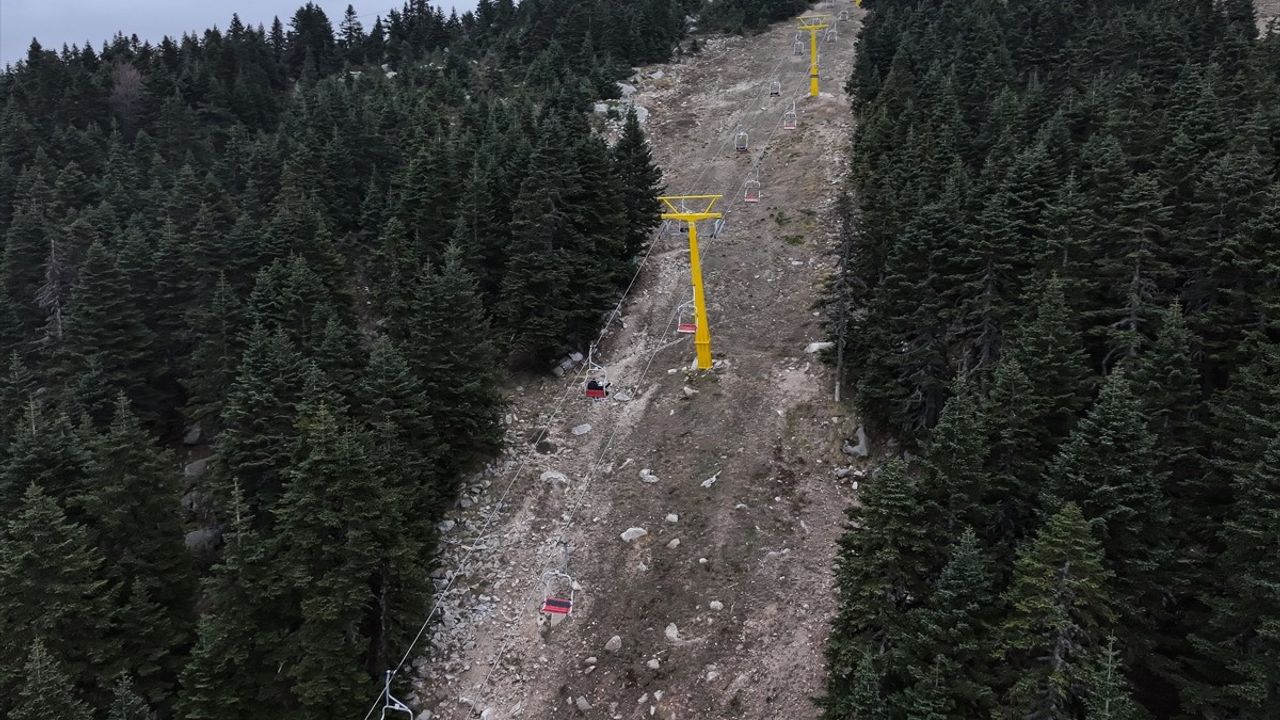 Uludağ'da Kayak Sezonu Hazırlıkları Tamamlandı