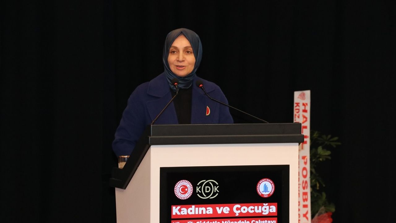 Zonguldak'ta Kadına ve Çocuğa Yönelik Şiddetle Mücadele Çalıştayı Yapıldı