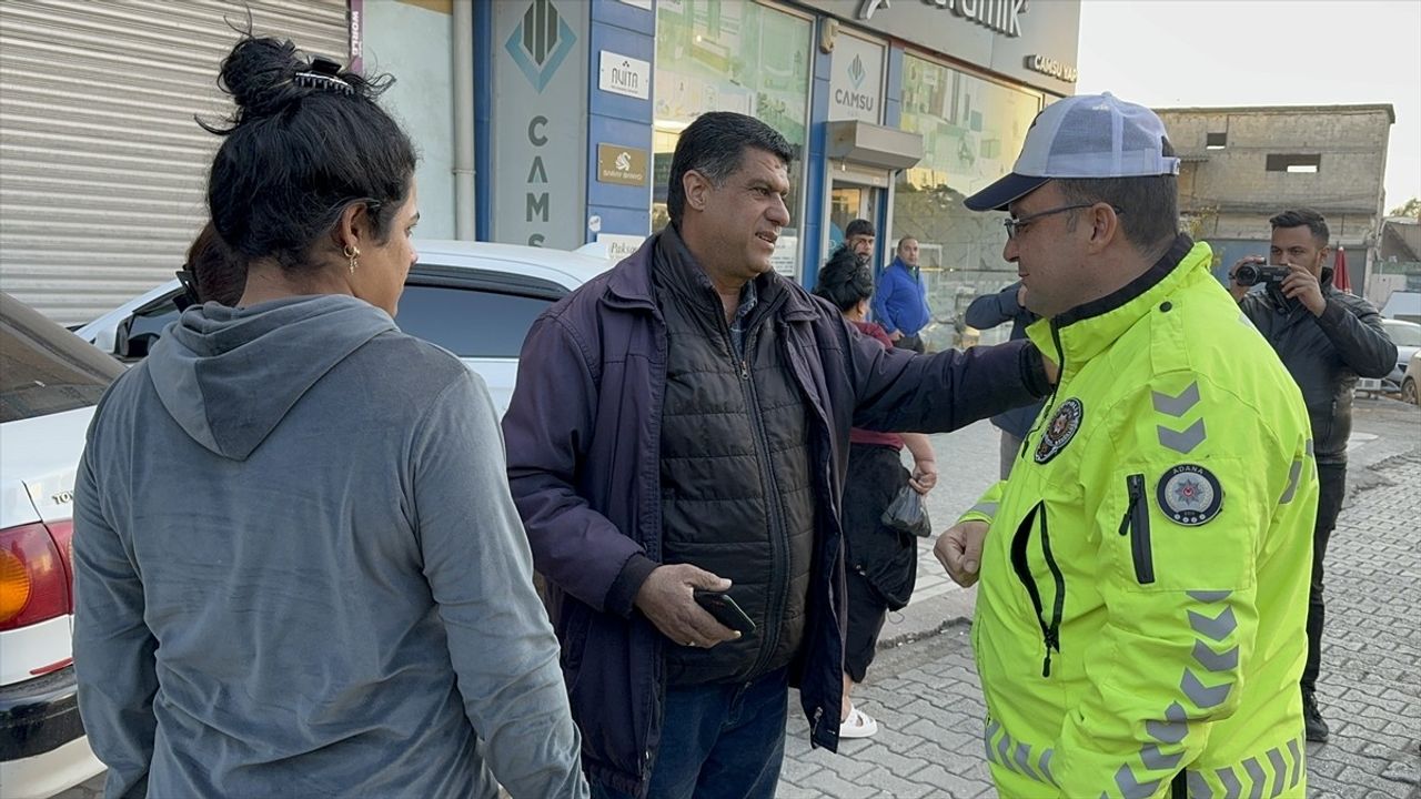 Adana'da Üst Geçidi Kullanmayı İhmal Eden 23 Kişiye Cezai İşlem