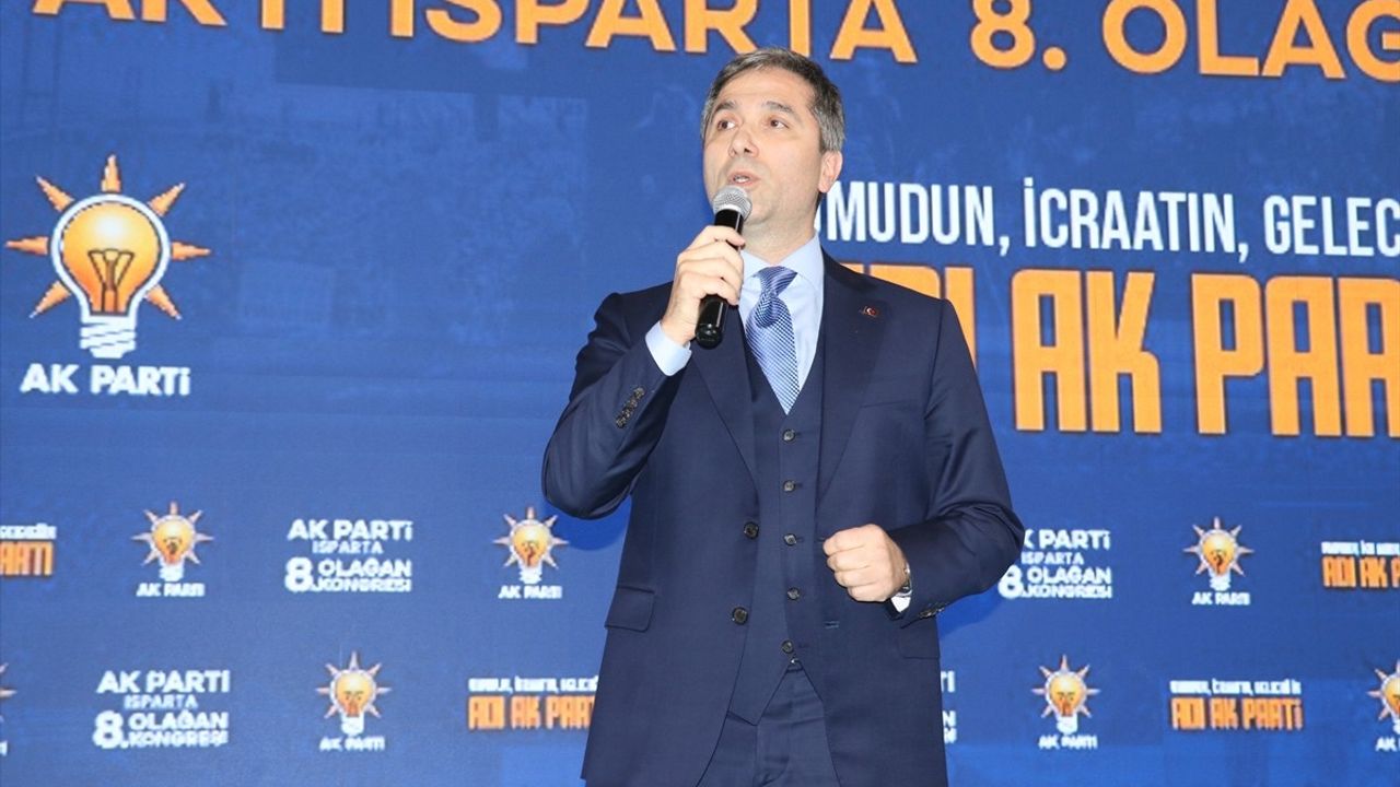 AK Parti Isparta 8. Olağan İl Kongresi Gerçekleşti