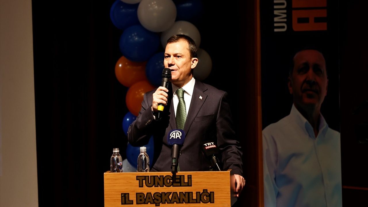 AK Parti Tunceli 8. Olağan İl Kongresi'nde Önemli Mesajlar Verildi