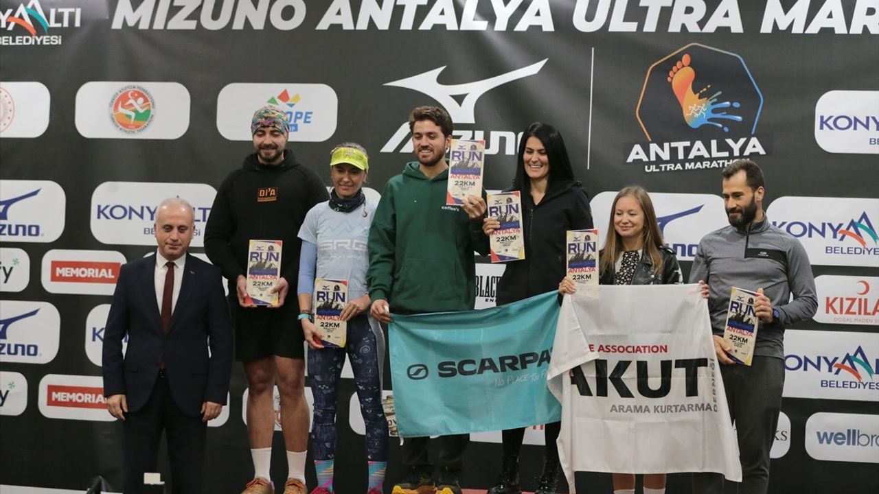 Antalya Ultra Maratonu 2024'te Renkli Yarışlarla Tamamlandı