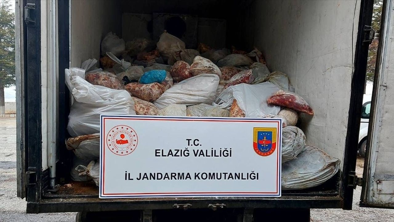 Elazığ'da 5 Ton Kaçak Et Ele Geçirildi