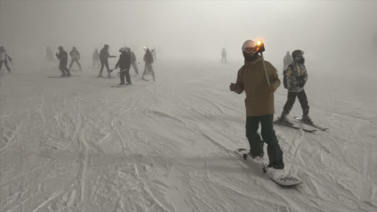 Erciyes'te Coşkulu Yeni Yıl Kutlaması