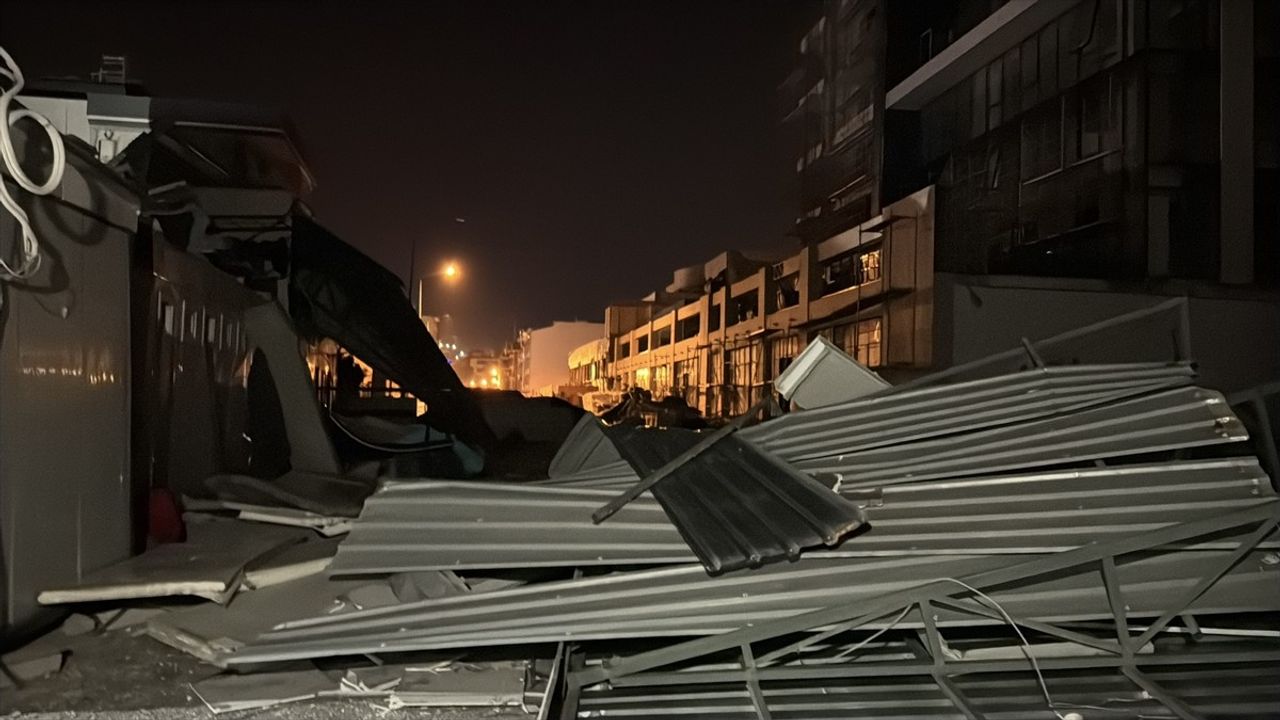 Hatay'da Fırtına Olumsuz Etkiler Yarattı