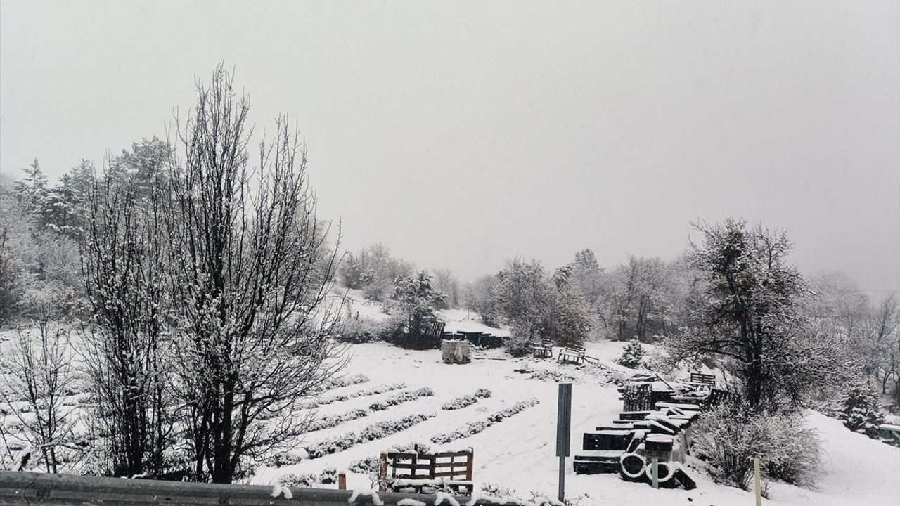 Kastamonu'da Kar Yağışı Etkili Oluyor