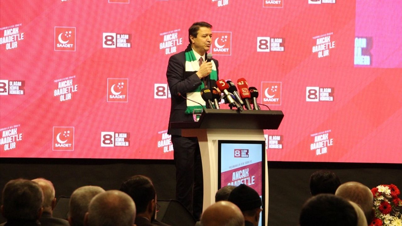 Saadet Partisi Konya 8. Olağan İl Kongresi'nde Erken Seçim Vurgusu