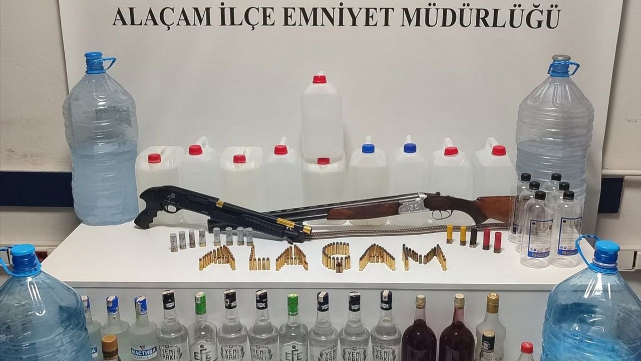 Samsun'da Sahte İçki Operasyonu: 3 Kişi Gözaltına Alındı