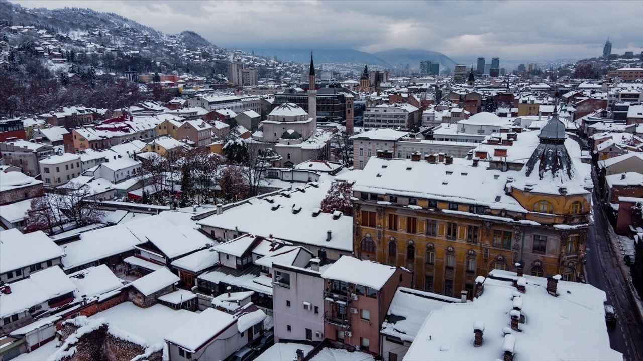 Saraybosna Kar Altında: Dronla Görüntüler