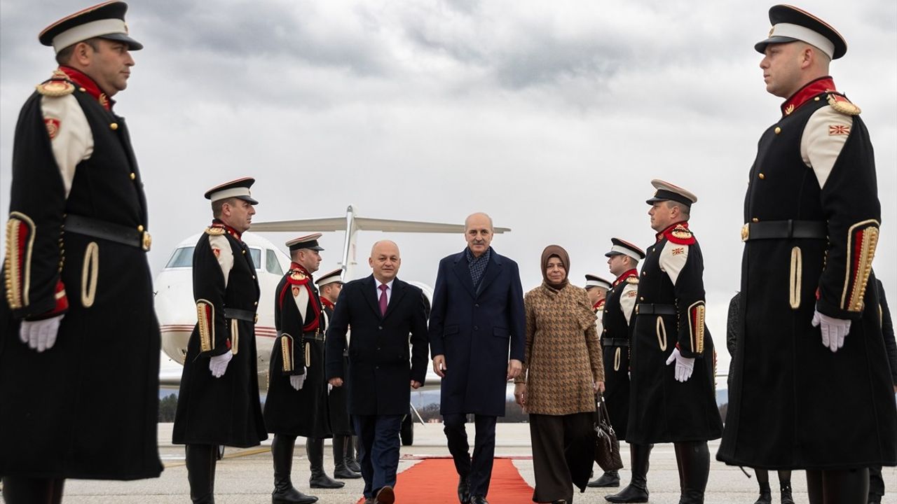 TBMM Başkanı Numan Kurtulmuş, Kuzey Makedonya'da Resmi Temaslarda Bulundu