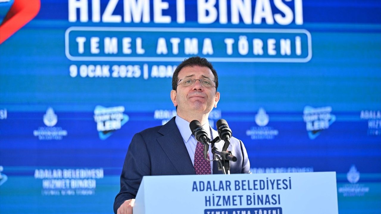 Adalar Belediyesi Yeni Hizmet Binasının Temelini Attı