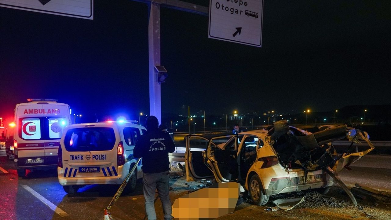 Ankara'da Trafik Kazası: Bir Kişi Hayatını Kaybetti