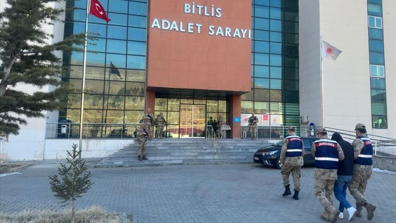 Bitlis'te Suriye Uyruklu Terörist Tutuklandı