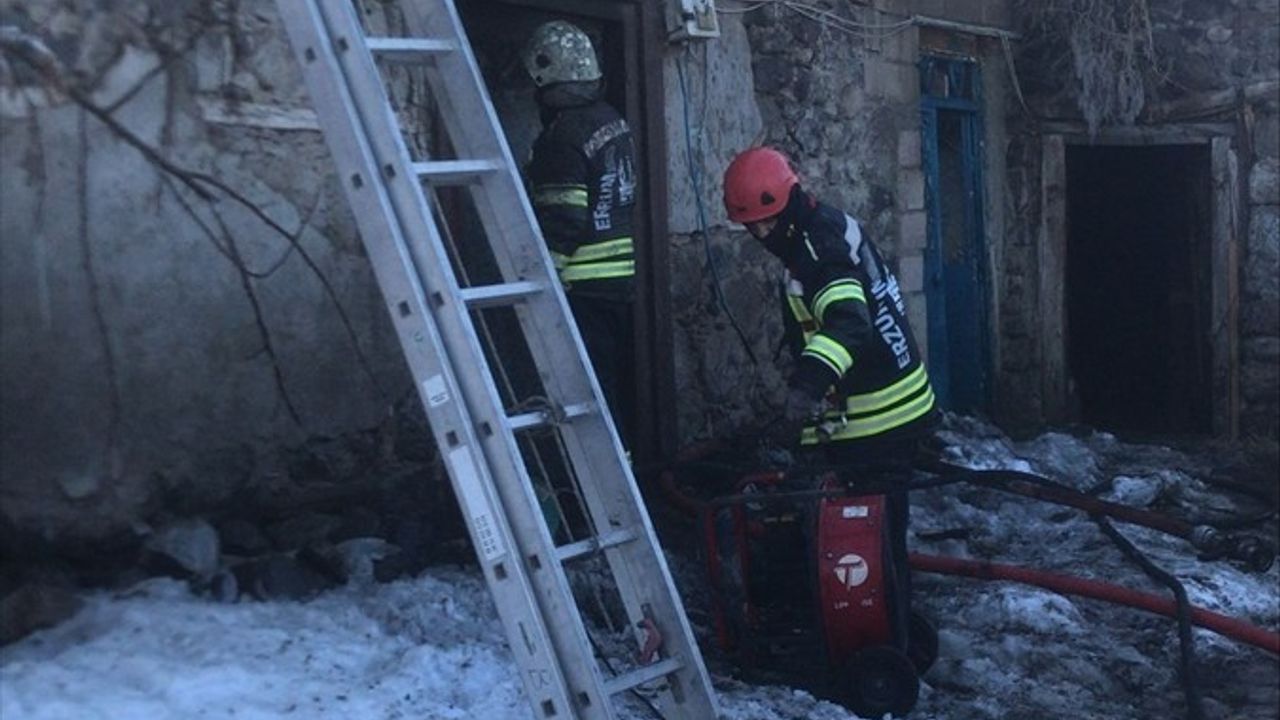 Erzurum'da Yangın Faciası: 1 Kişi Hayatını Kaybetti