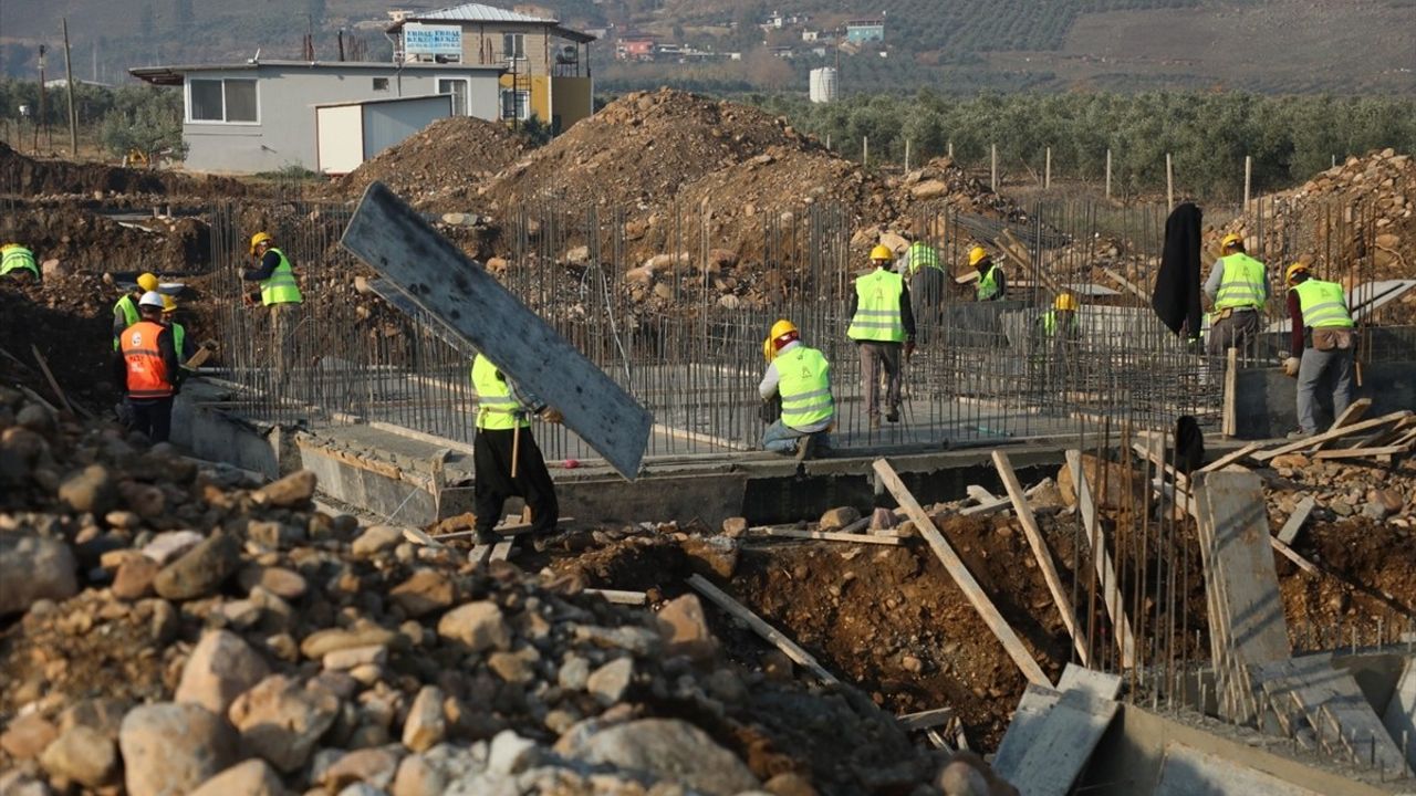 Hatay'da Kırsal Dönüşüm Projesinde İlk Temel Atıldı