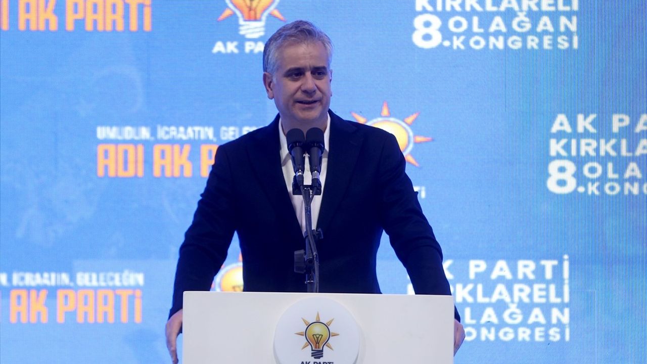 Kırklareli'nde AK Parti 8. Olağan İl Kongresi Yapıldı