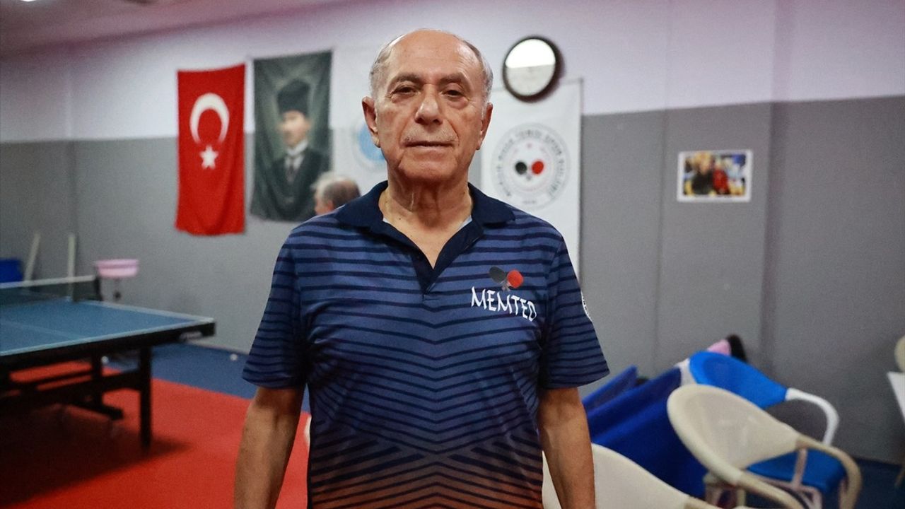 Mersin'de Uluslararası Veteran Masa Tenisi Turnuvası Başlıyor