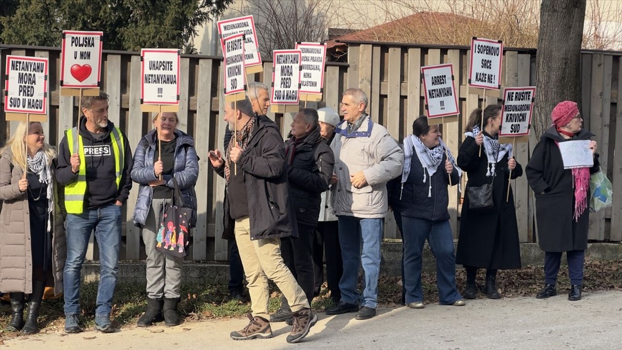 Saraybosna'da Netanyahu Protestosu: Tutuklama Talebi