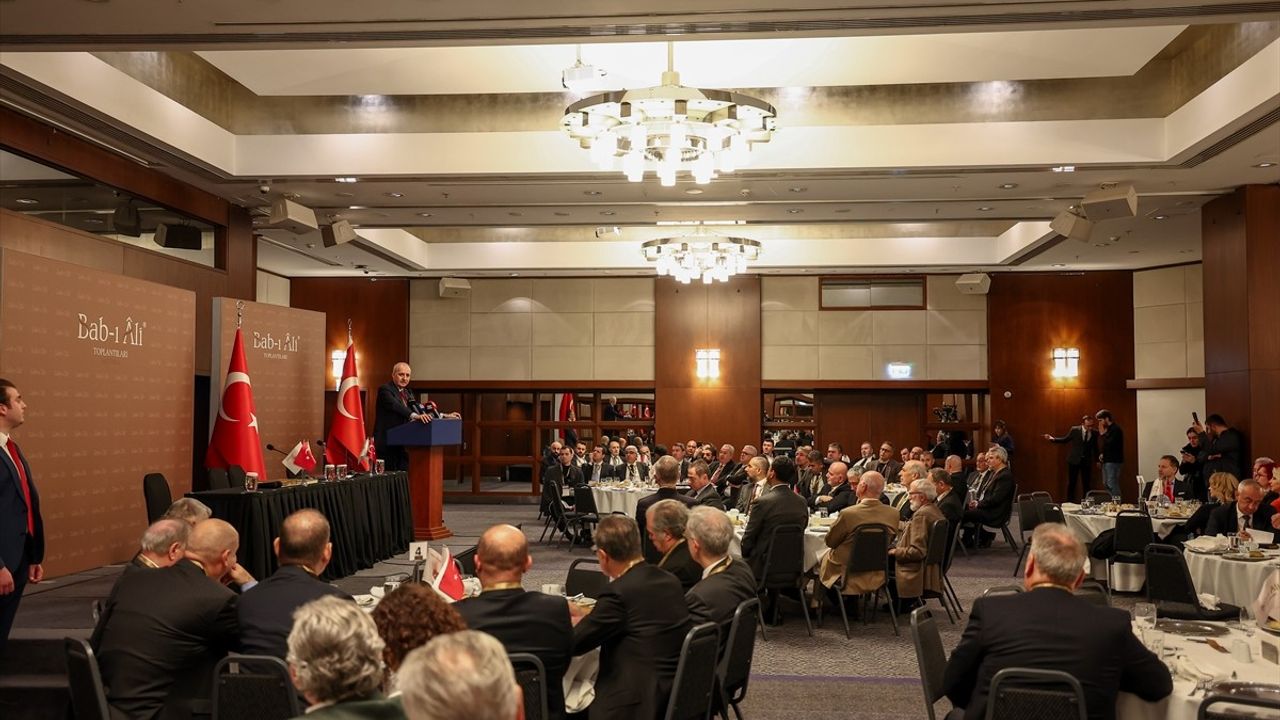 TBMM Başkanı Kurtulmuş'un Bab-ı Ali Toplantıları'ndaki Mesajları