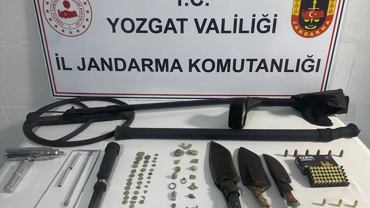 Yozgat'ta Kaçak Eser Operasyonu: 5 Şüpheli Yakalandı