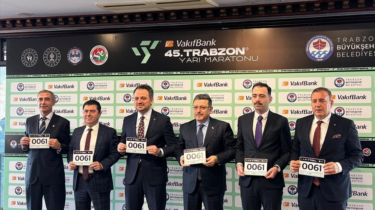 45. Uluslararası Trabzon Yarı Maratonu 23 Şubat'ta Gerçekleşiyor