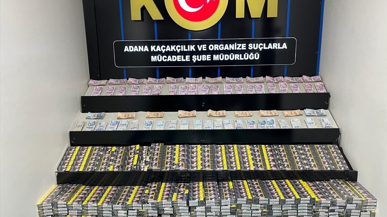 Adana'da Kaçak Sigara Operasyonu: 7 Bin 335 Paket Ele Geçirildi