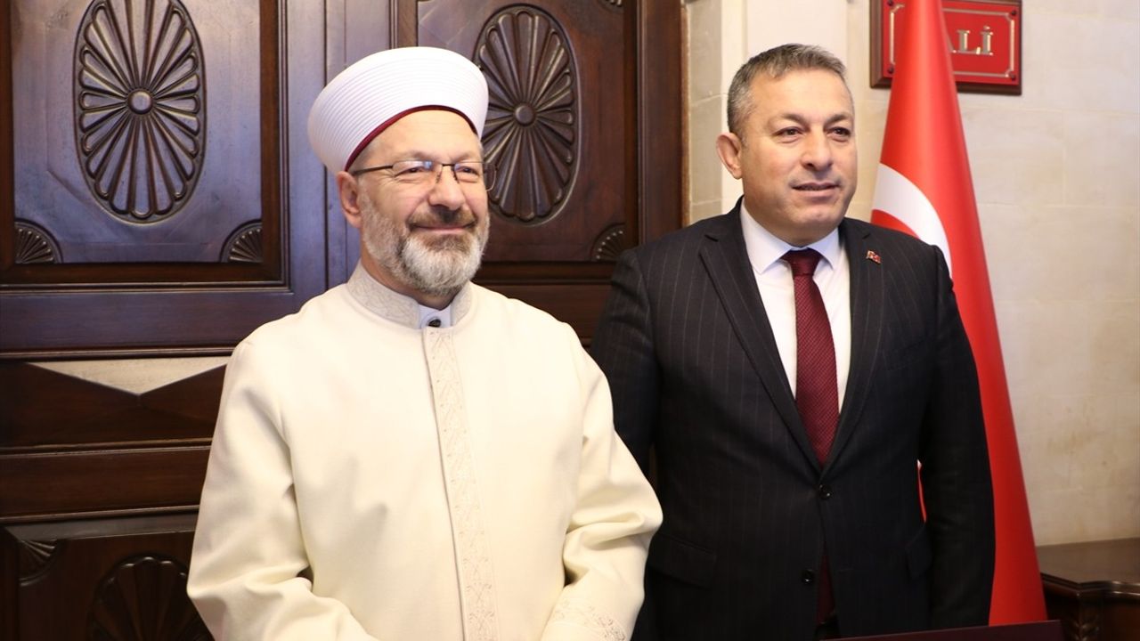 Diyanet İşleri Başkanı Ali Erbaş Kilis Valiliğini Ziyaret Etti