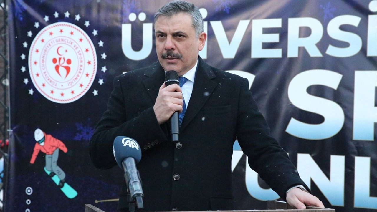 Erzurum'da Üniversiteler Arası Kış Sporları Oyunları'nın Açılışı Yapıldı