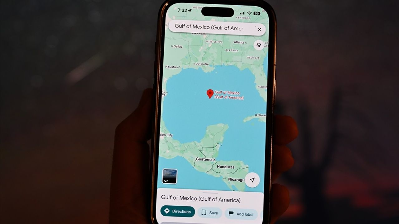 Google Haritalar'da Meksika Körfezi 'Amerika Körfezi' Olarak Değiştirildi