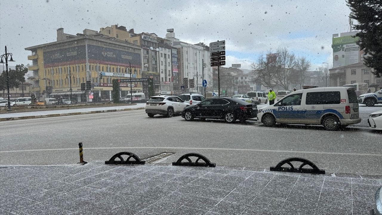 Kastamonu'da Yoğun Kar Yağışı