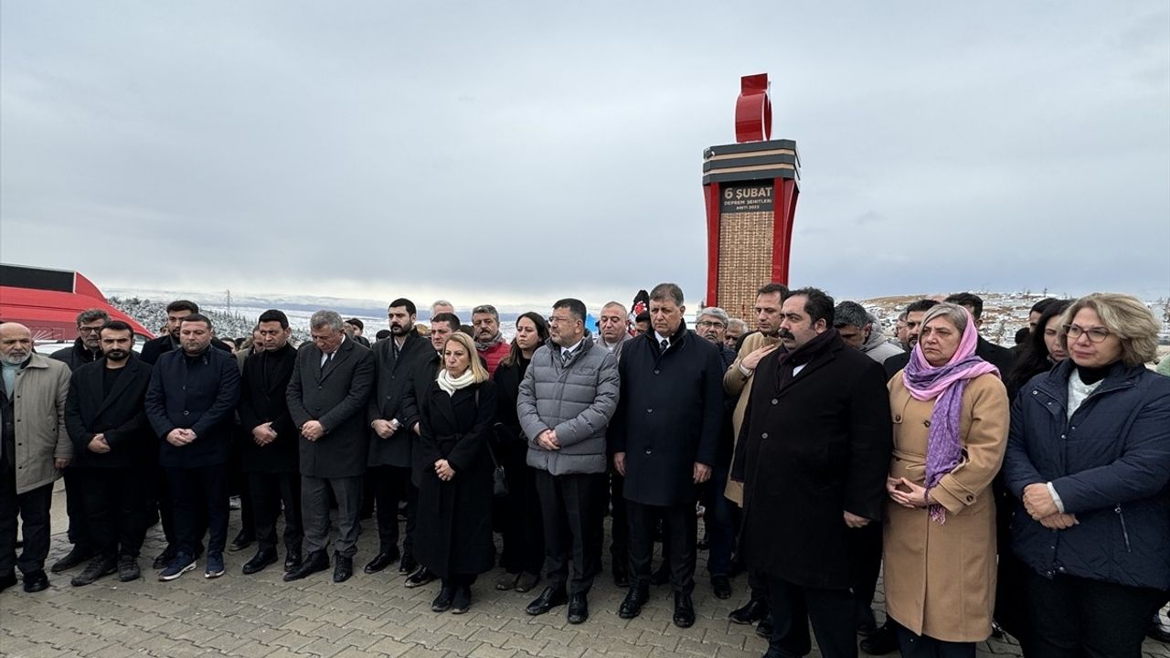 Malatya'da 6 Şubat Depremleri İçin Anma Töreni