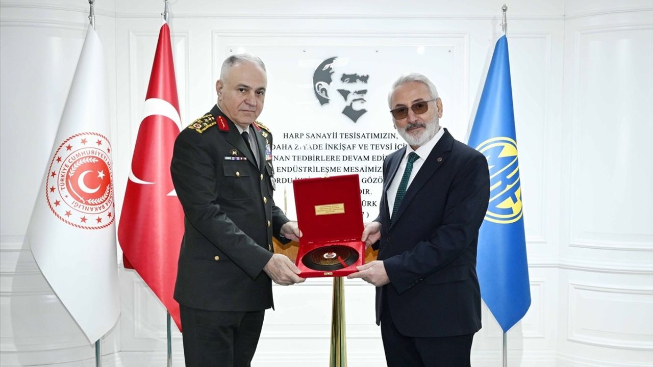 Orgeneral Metin Gürak, MKE Genel Müdürü İlhami Keleş'i Ziyaret Etti