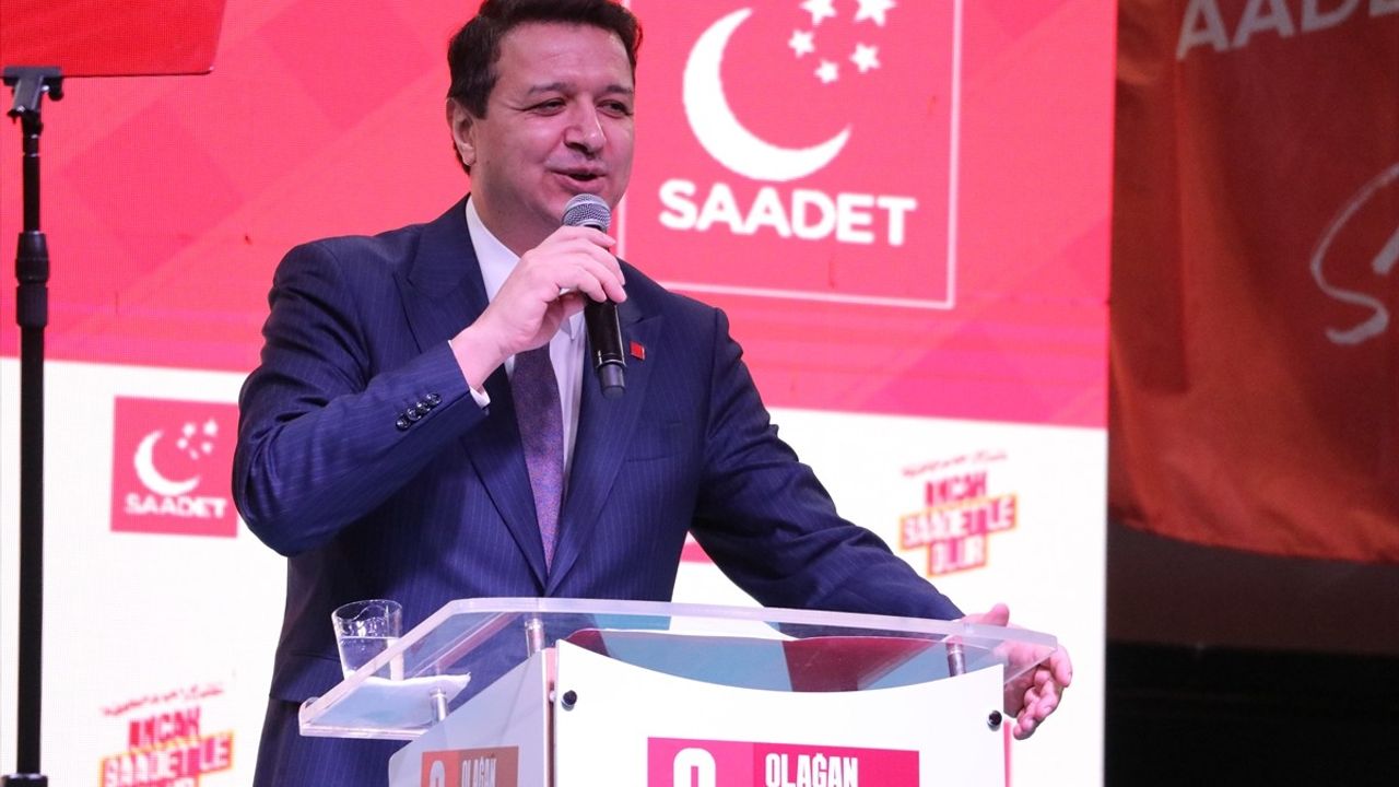 Saadet Partisi Genel Başkanı Mahmut Arıkan Tekirdağ Kongresi'nde Konuştu