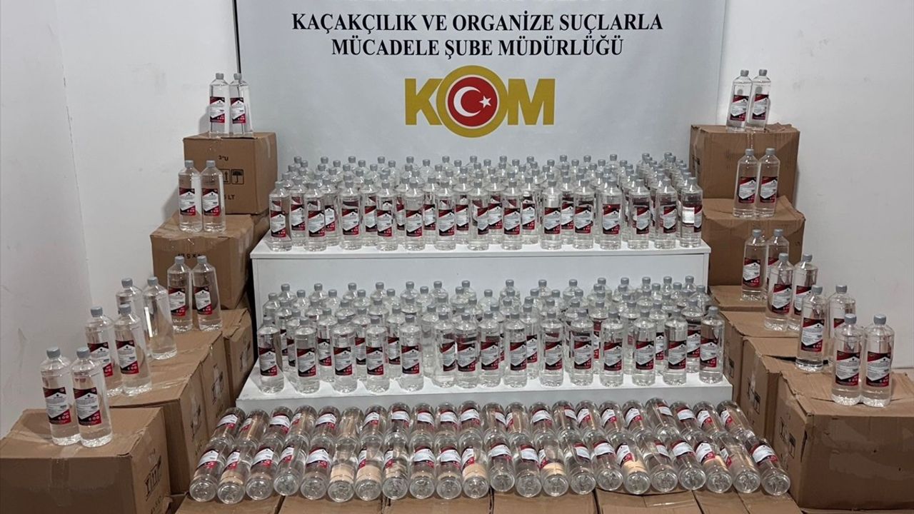 Samsun'da 1 Ton Etil Alkol Operasyonu