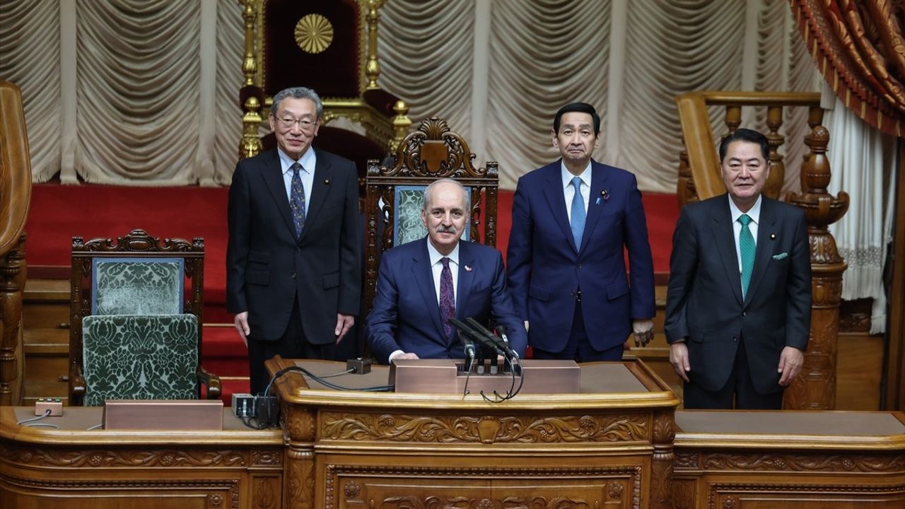 TBMM Başkanı Kurtulmuş, Japonya Danışma Meclisi Başkanı ile Görüştü