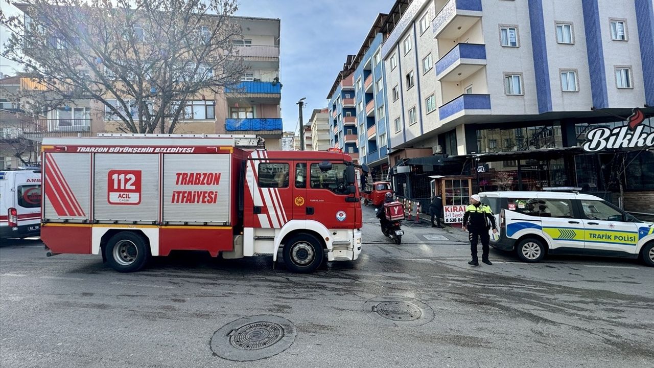 Trabzon'da Ev Yangını: 1 Yaralı