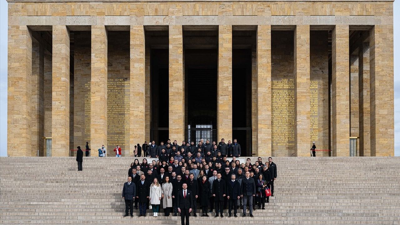 Türkiye Hentbol Federasyonu Anıtkabir'i Ziyaret Etti