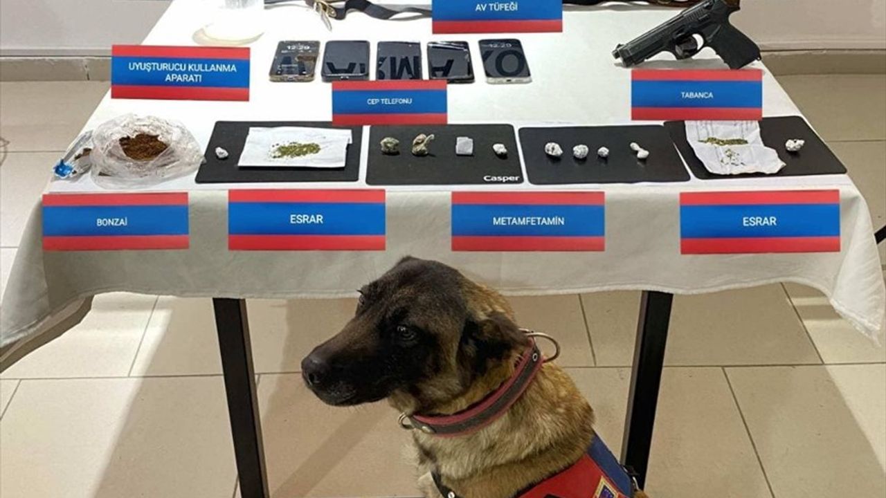 Yozgat'ta 17 Şüpheli Uyuşturucu ve Silah ile Yakalandı