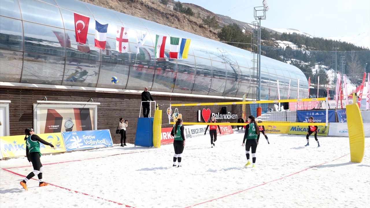 2025 FIVB Kar Voleybolu Dünya Turu Erzurum'da Devam Ediyor