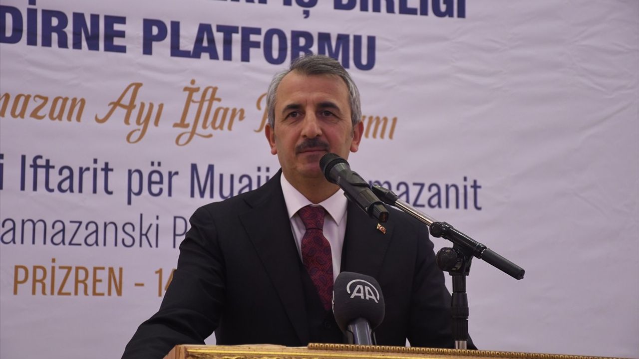 Edirne Valiliği Kosova'da İftar Programı Düzenledi