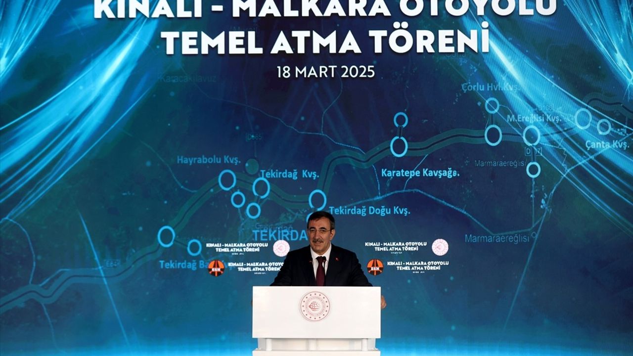 Kınalı-Malkara Otoyolu Temel Atma Töreni'nde Yeni Vizyon Vurgusu