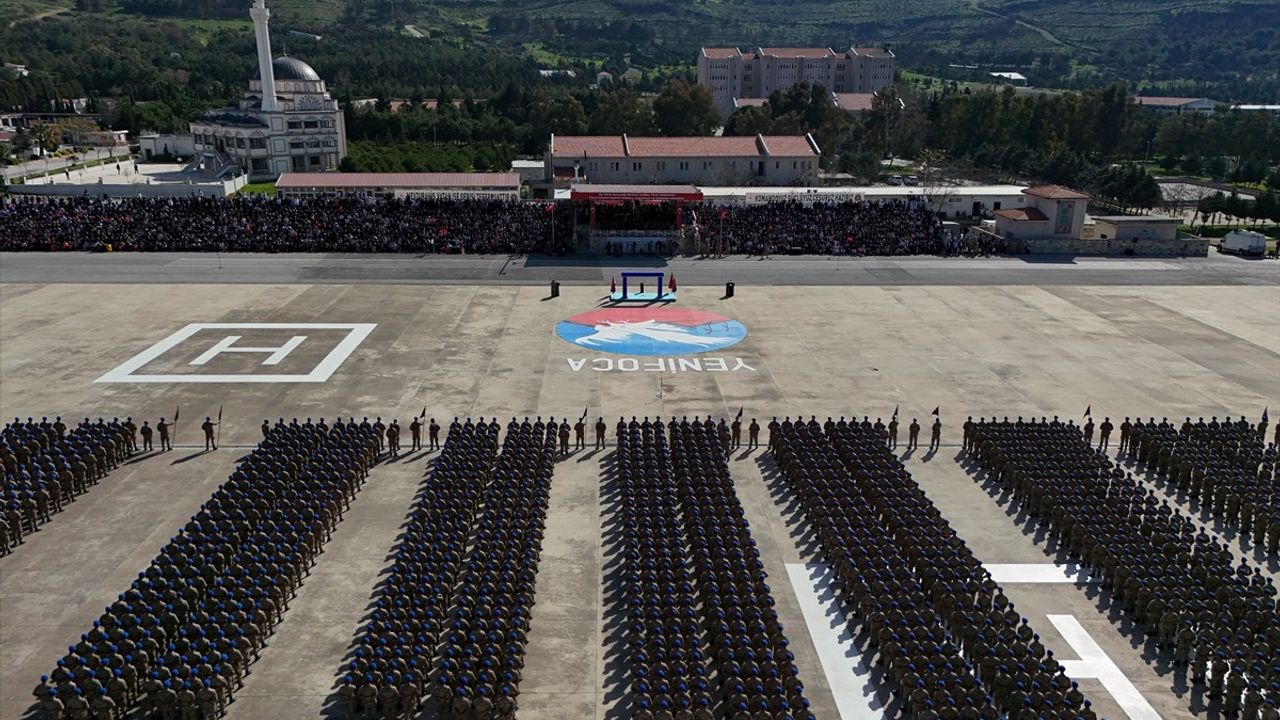 Mavi Bereli Uzman Erbaşlar Mezuniyet Töreninde Bir Araya Geldi