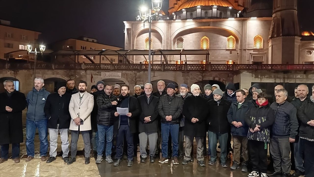 Ordu'da Gazze Saldırılarına Protesto