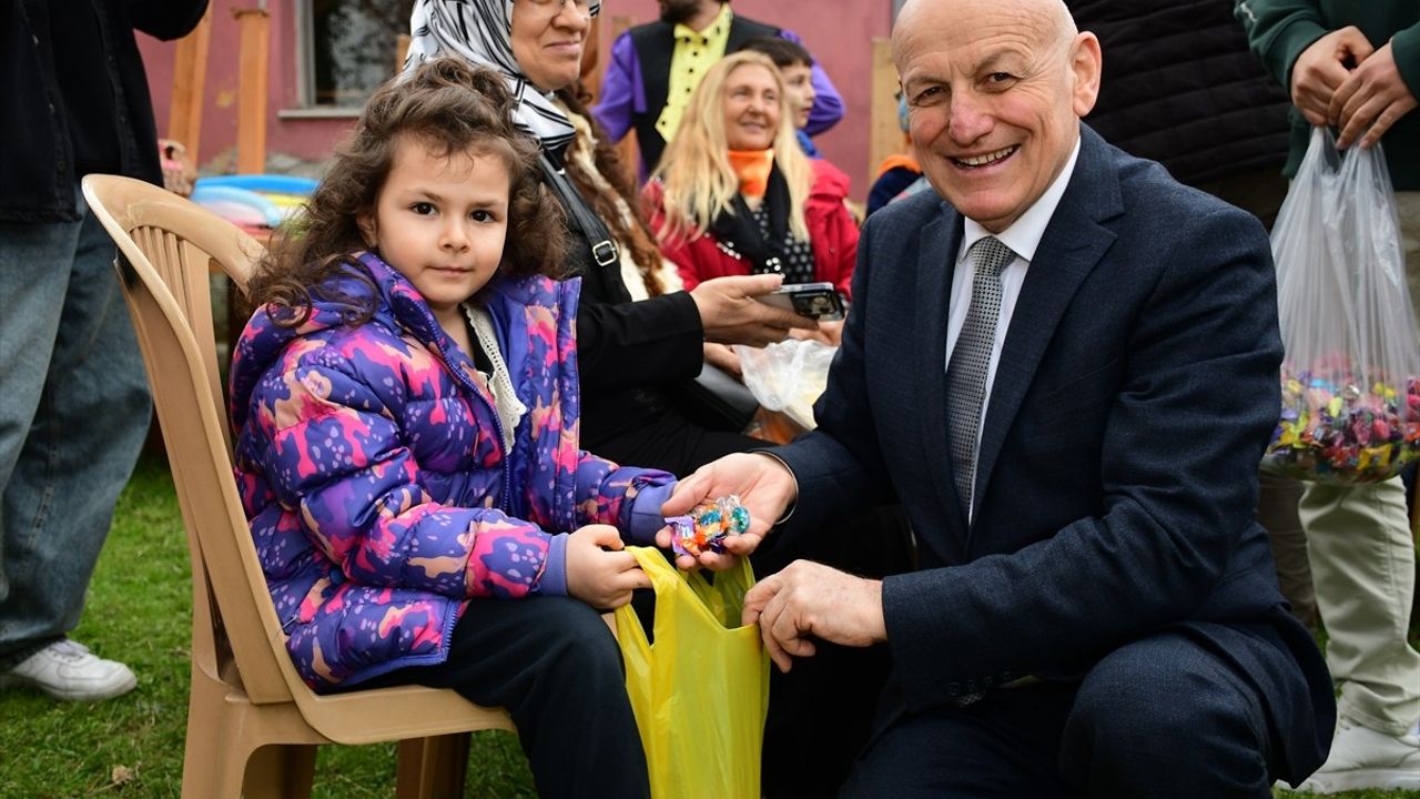 Samsun'un Gökçeağaç Mahallesi'nde Geleneksel Arife Bayramı Coşkusu