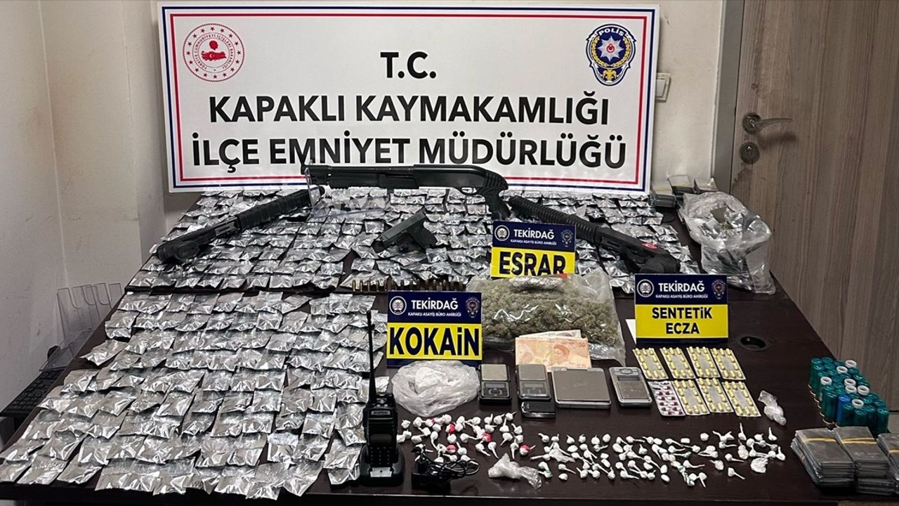 Tekirdağ'da Uyuşturucu Operasyonu: İki Şüpheli Tutuklandı