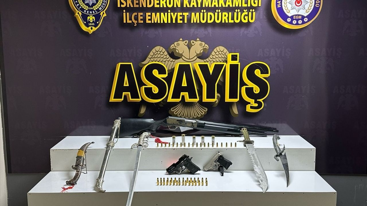 Hatay'da Asayiş Operasyonu: 3 Şüpheli Gözaltına Alındı