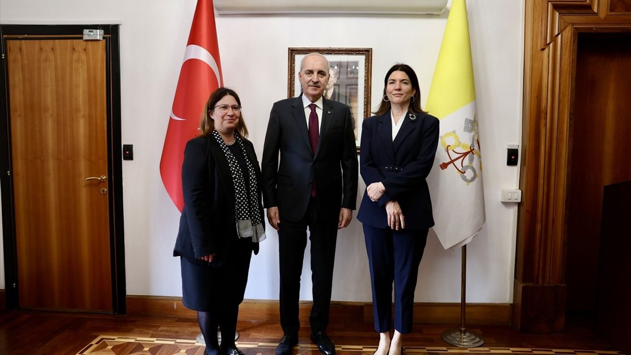 TBMM Başkanı Numan Kurtulmuş'tan Vatikan Büyükelçiliği Ziyareti
