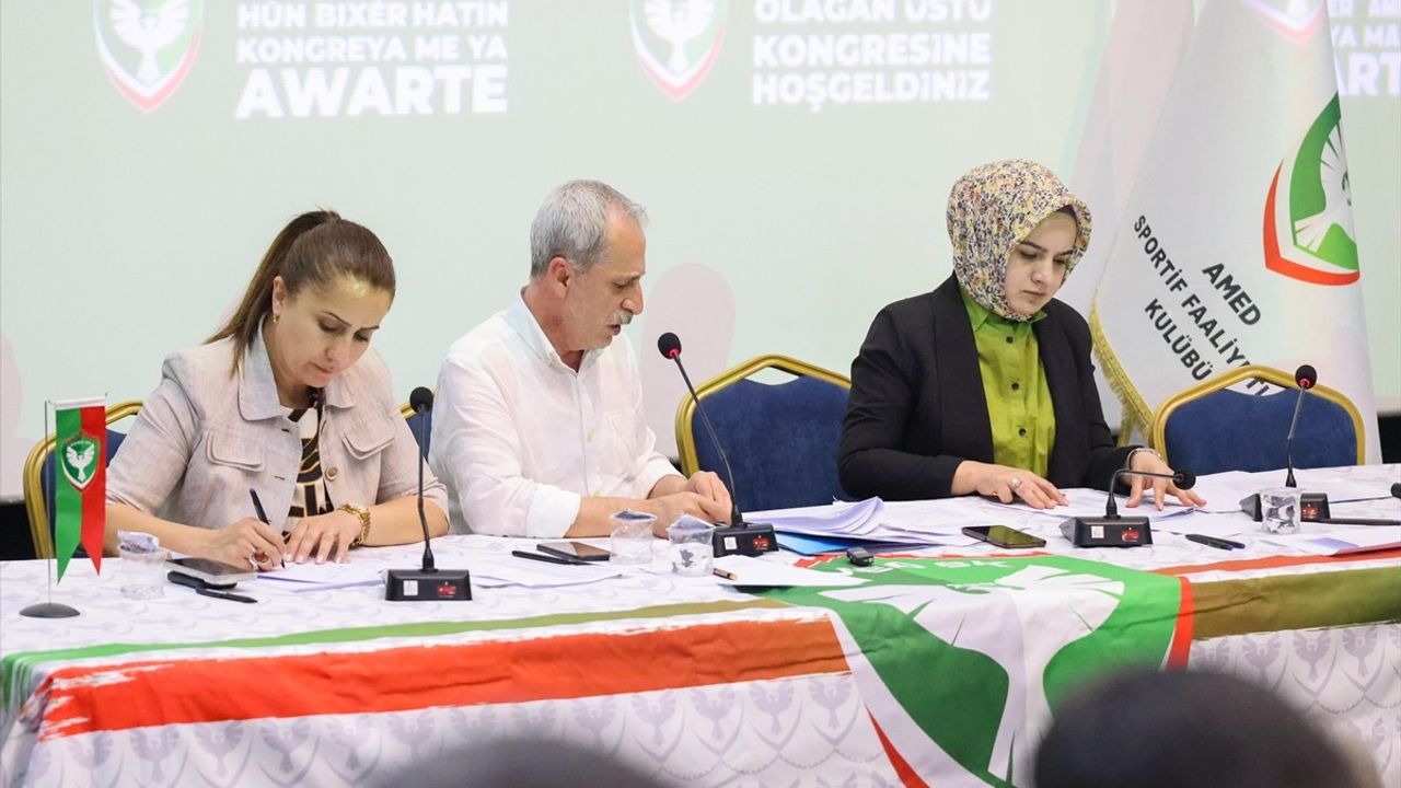 Amed Sportif Faaliyetler Kulübü'nde Başkanlığa Burç Baysal Yeniden Seçildi